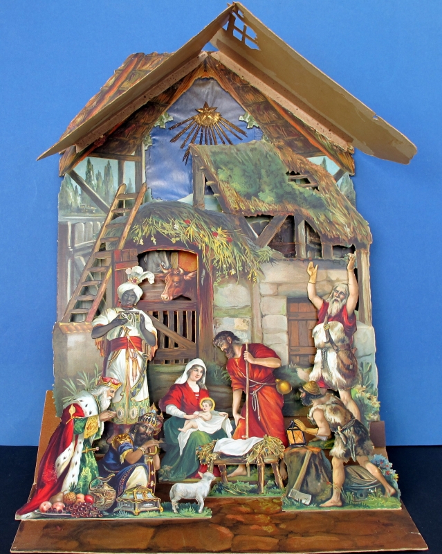 Große Krippe (siehe ABC des Luxus-Papiers - Ausstellung in berlin)